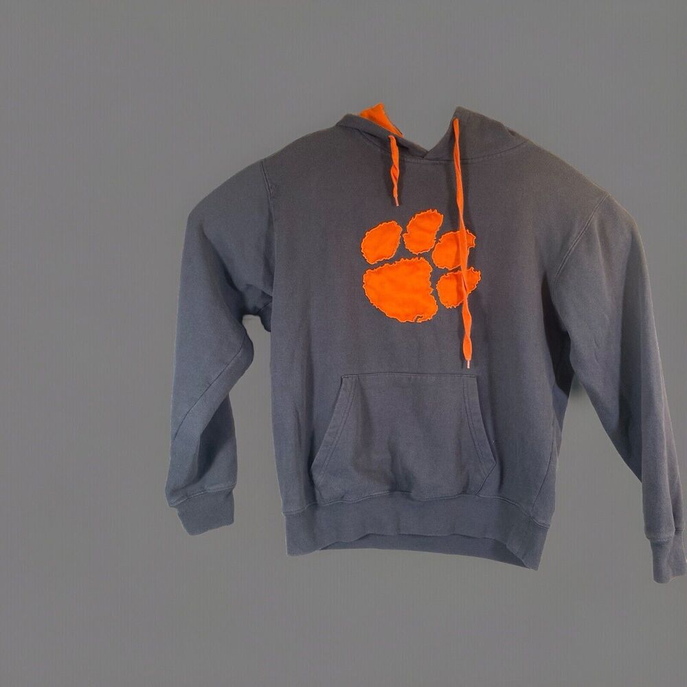 Men’s Clemson Tigers Hooded Pullover Sweatshirt Stadium Athletics Size Medium